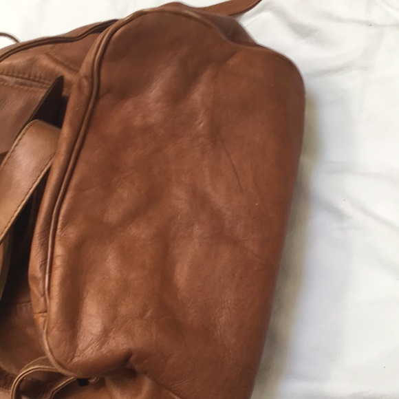 Unisex Leather Backpack - Picture 12 of 16